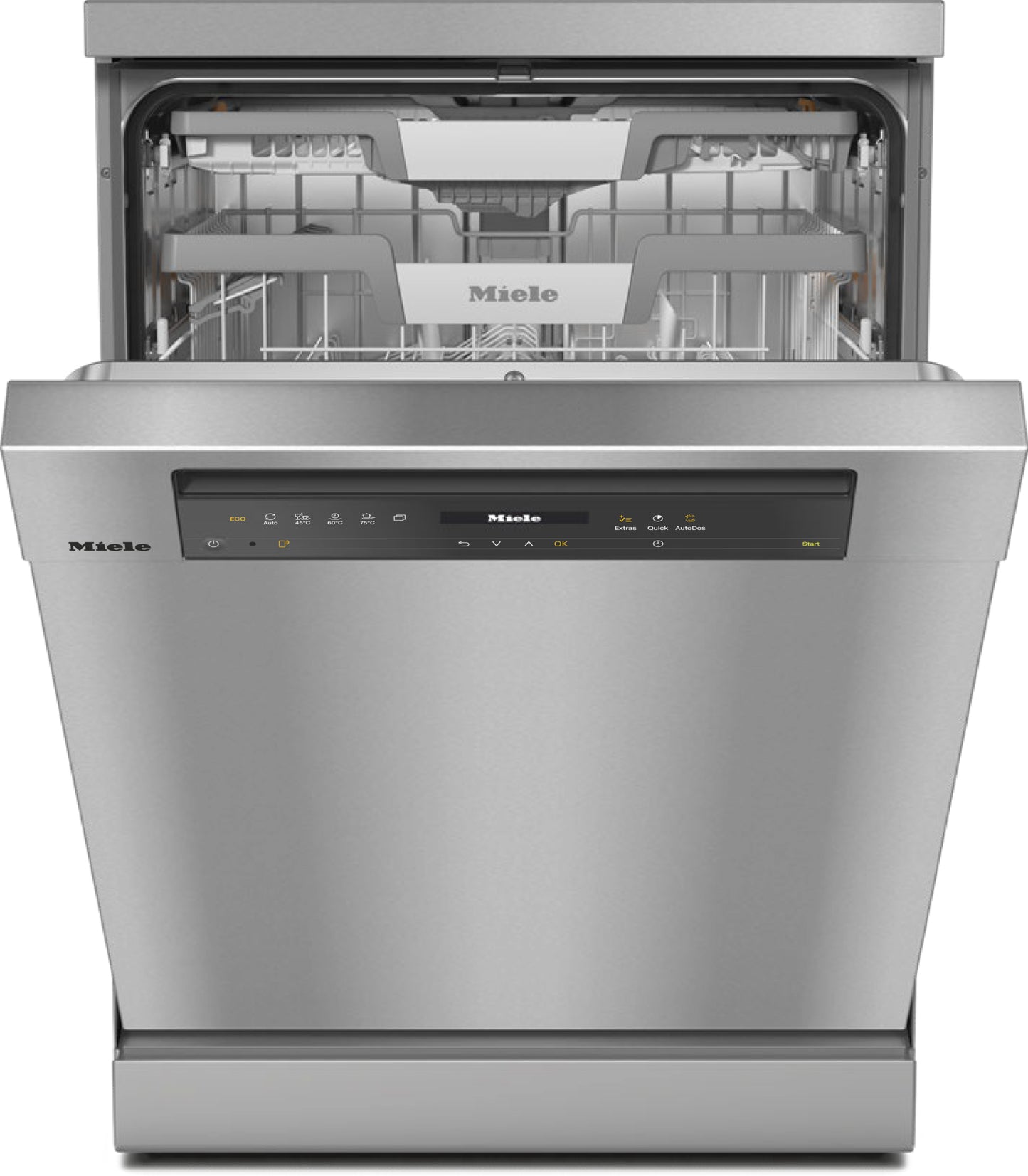Miele G7600SC Clean Steel Freestanding Dishwasher
