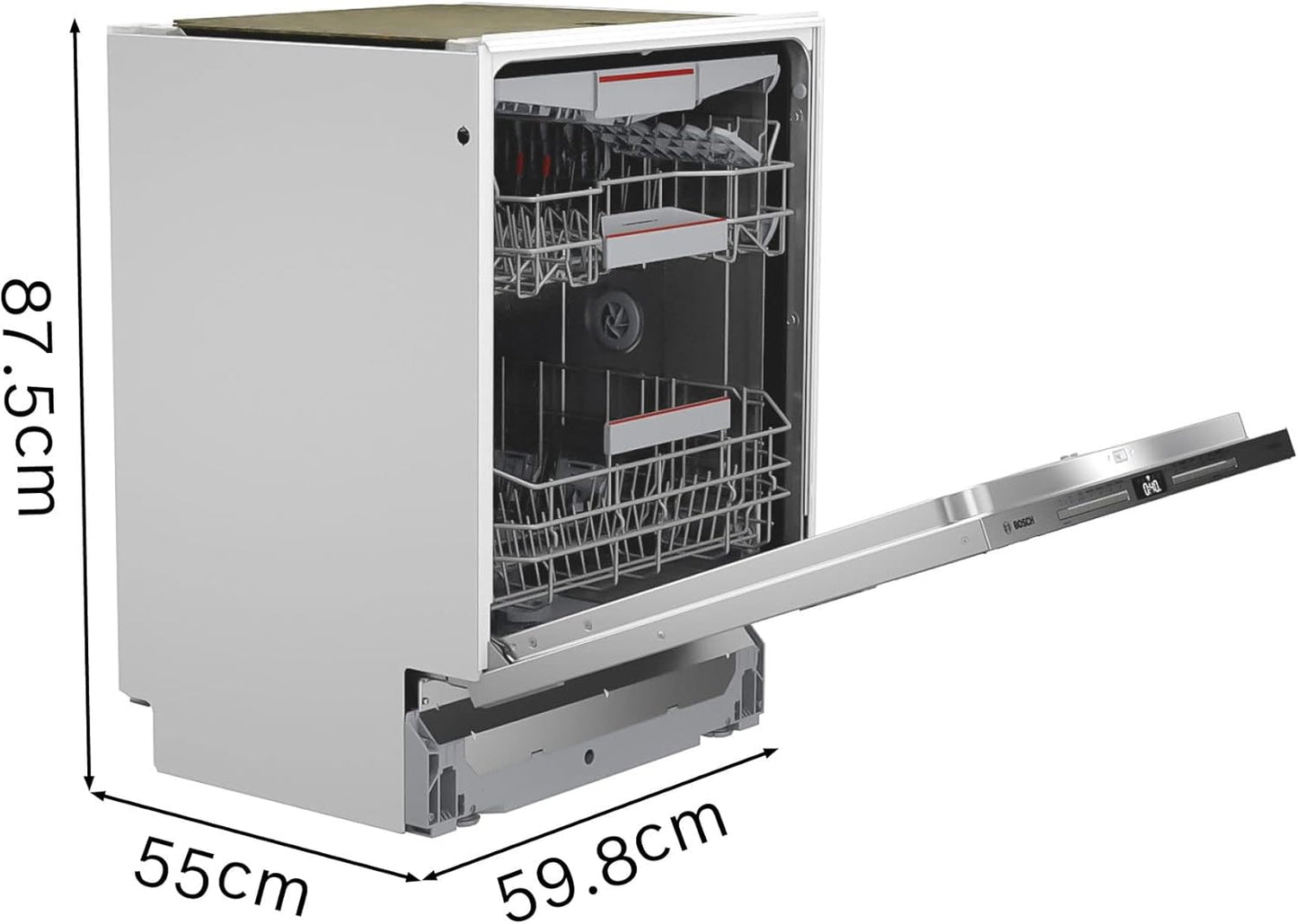 Bosch SMV6ZCX01G Fully-Integrated Dishwasher