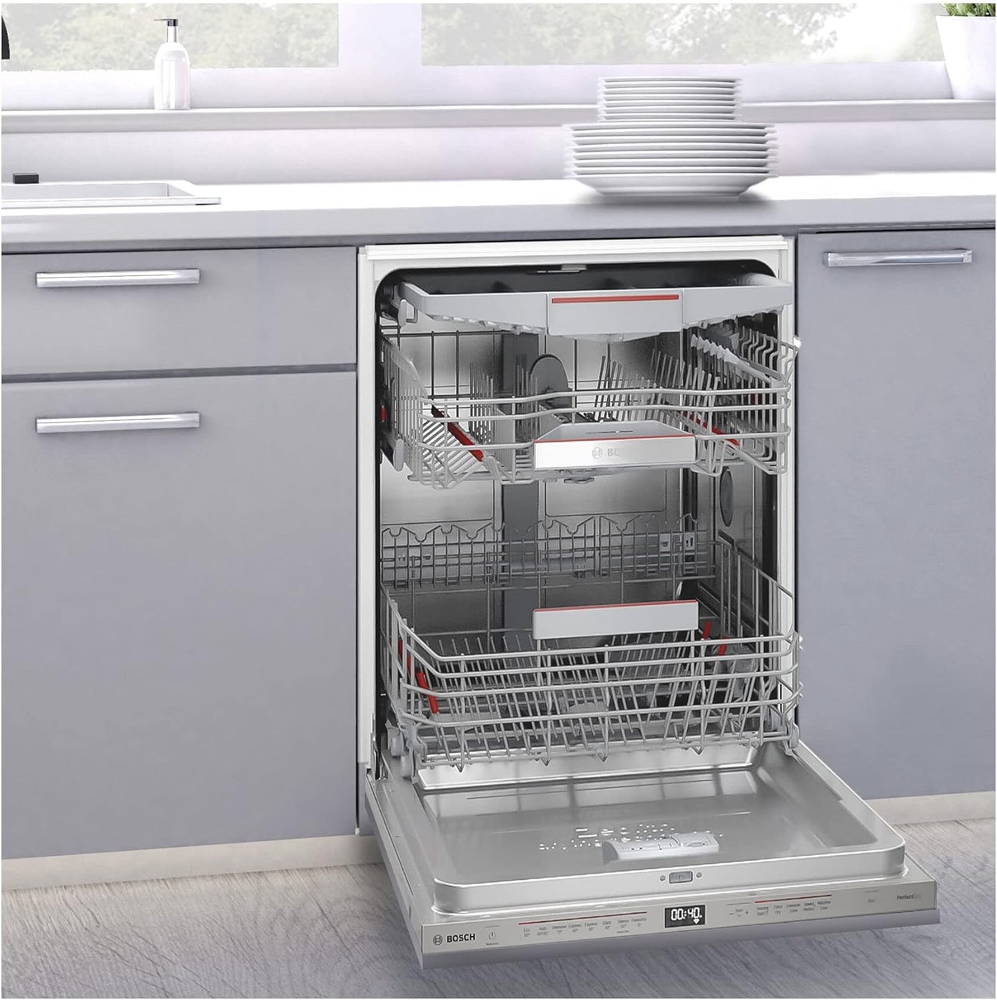 Bosch SMD6ZCX60G Fully Integrated Dishwasher