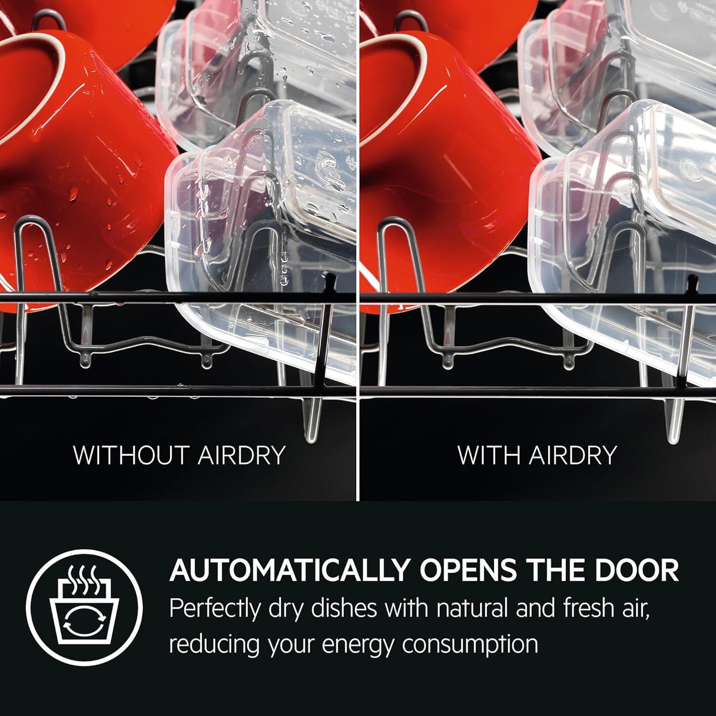 AEG 5000 AirDry FSX51407Z Fully Integrated Slimline Dishwasher