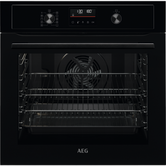 AEG 3000 SurroundCook Pyrolytic Self Clean Built-in Oven BPX53506EB
